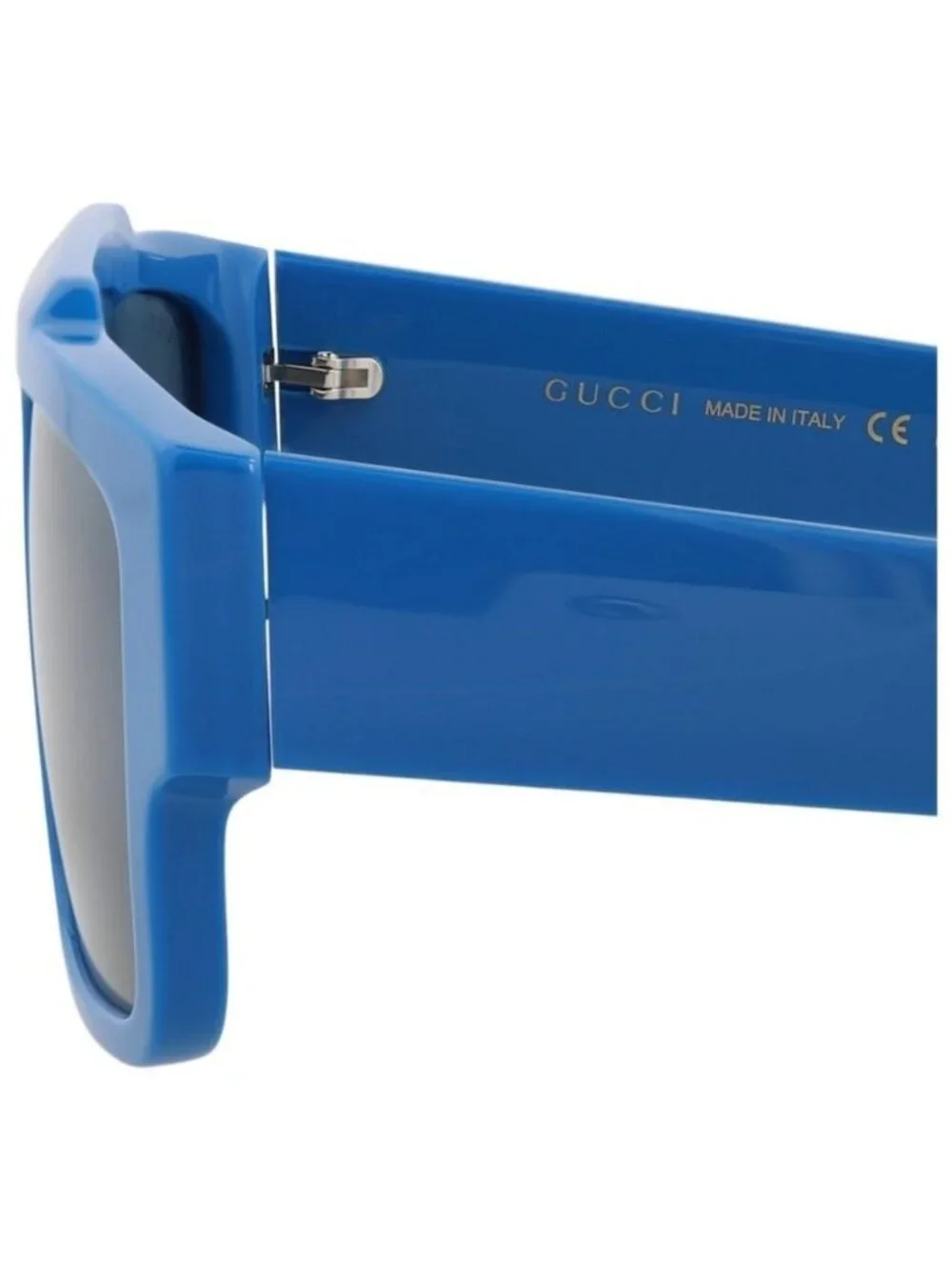 New Gucci Mens Square/Rectangle Light Blue Light Blue Blue Fashion Designer Sung